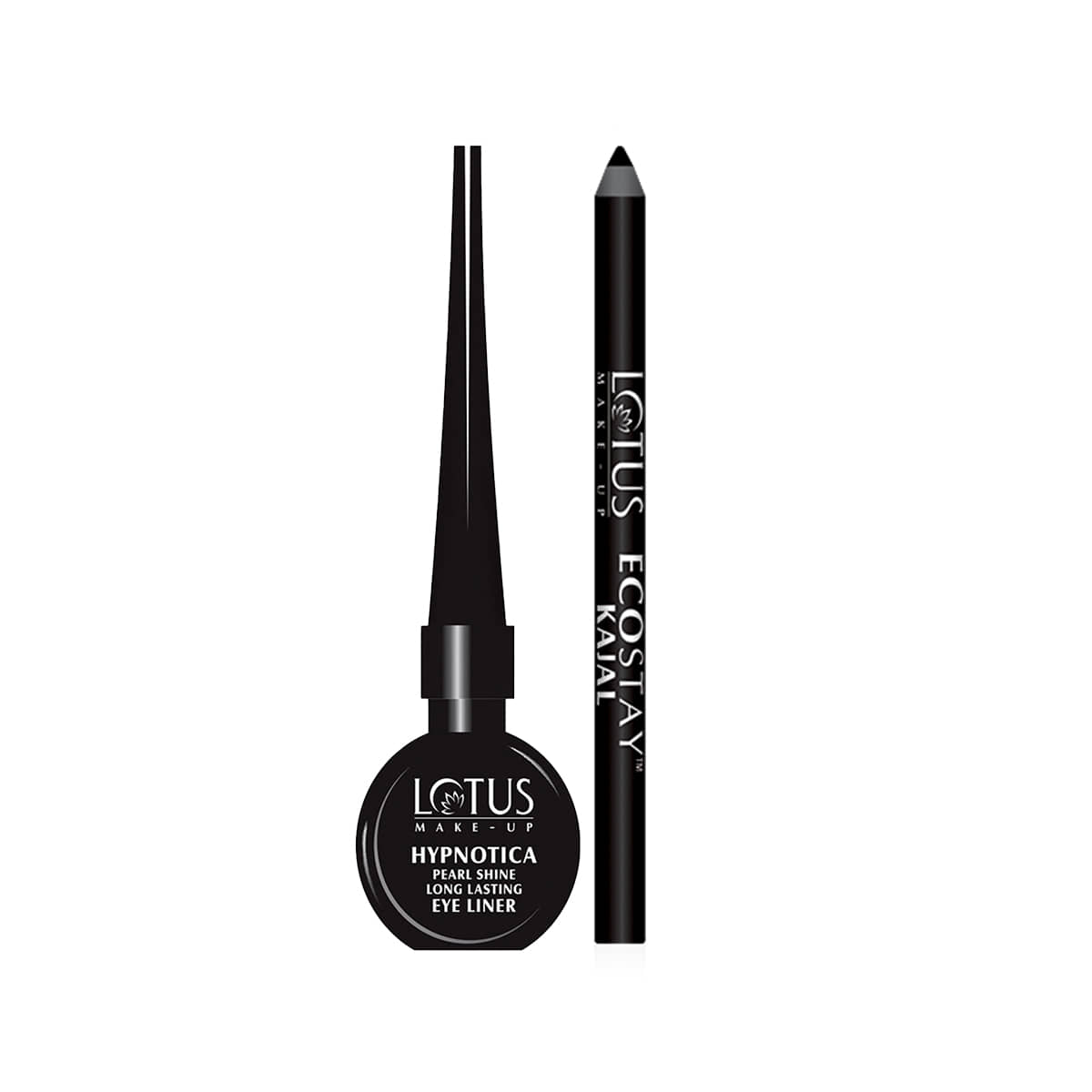 Lotus Makeup Opulence Botanical Eye Liner Black, Water Proof, Pen tip Applicator 4g (Pack of 1) - Makeup - Eyes | Buy online on ZillyBuy