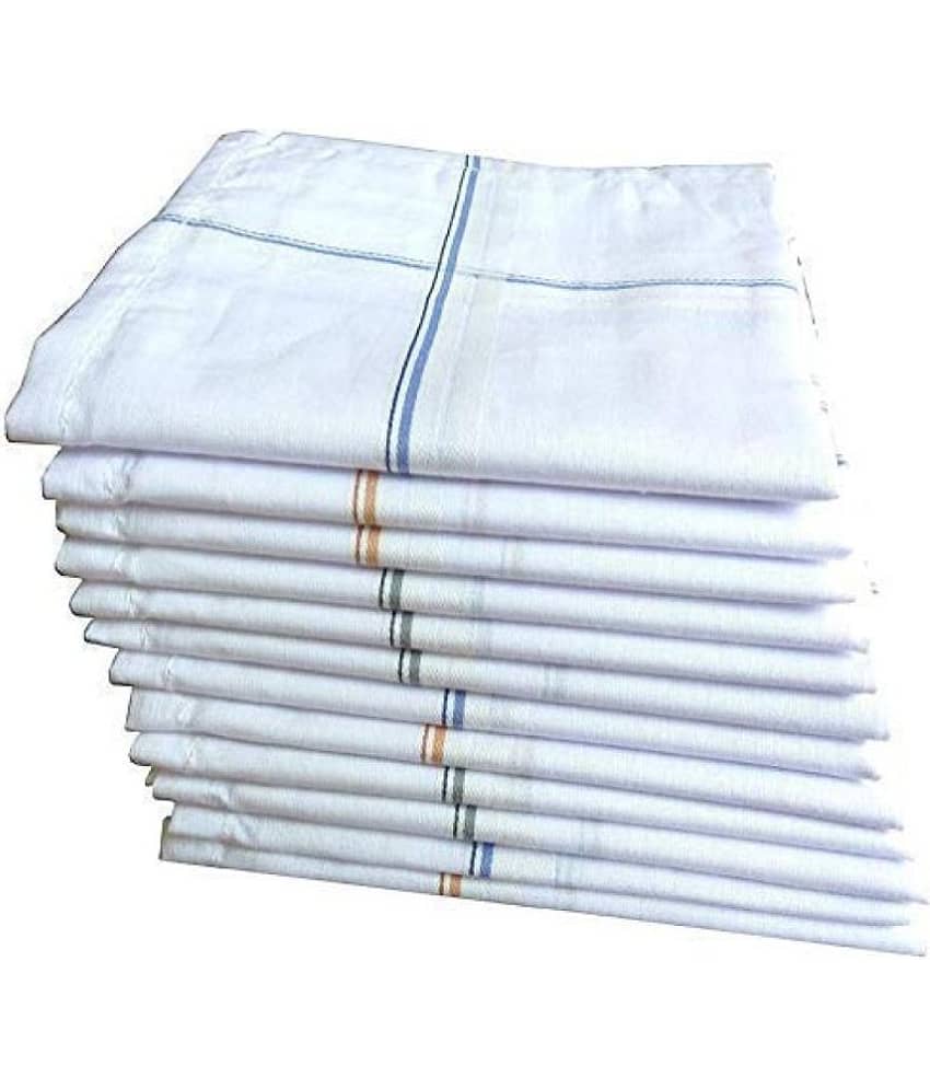 Men and Boys 100% Cotton Handkerchief Set of 12 PCs_size: 44×44 cm - Jewellery Sets | Buy online on ZillyBuy