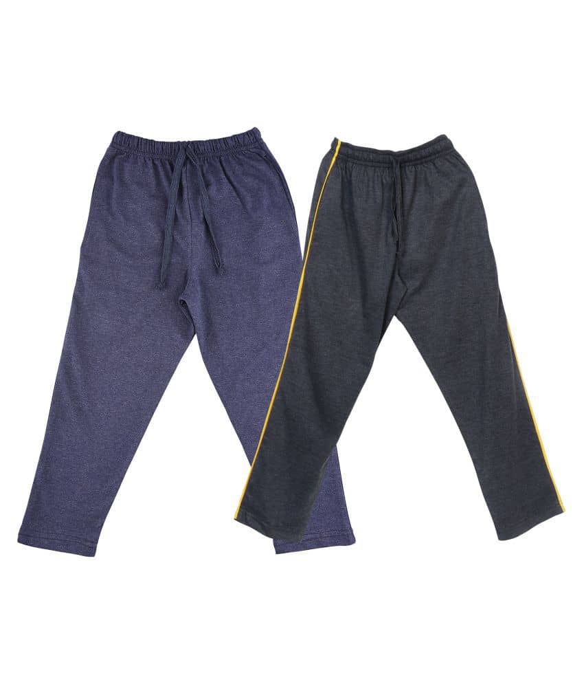 Neo Garments Pack of 2 Boys Cotton Trackpant ( Multi ) - Track Pants | Buy online on ZillyBuy