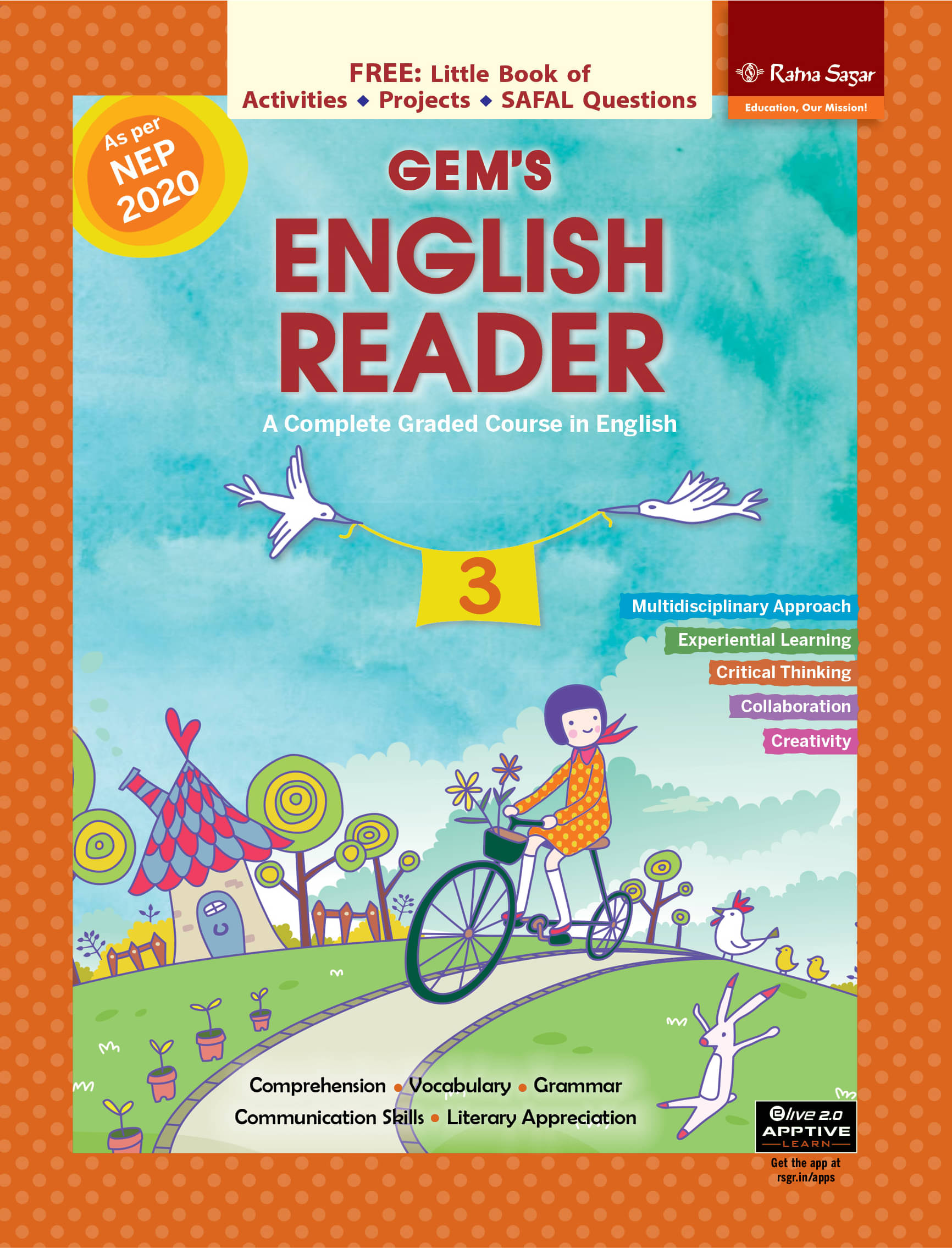     			New Gems English Reader 3