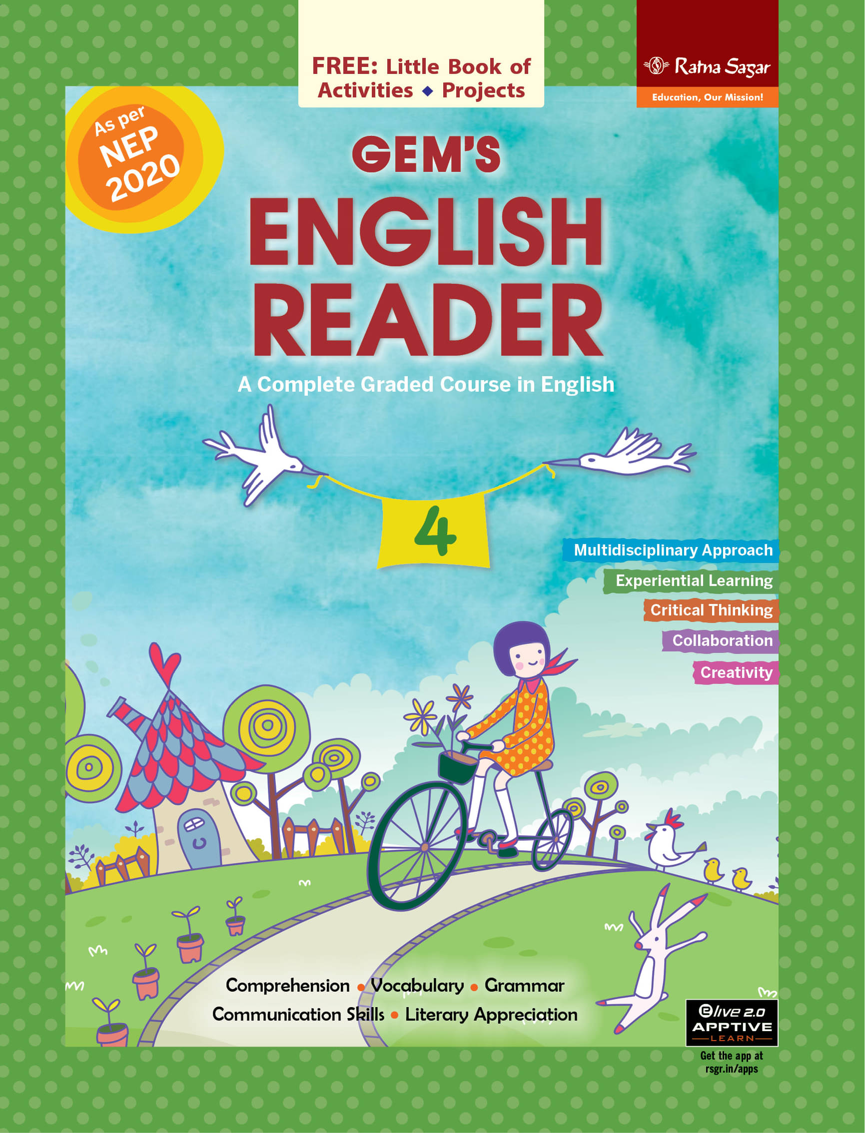     			New Gems English Reader 4