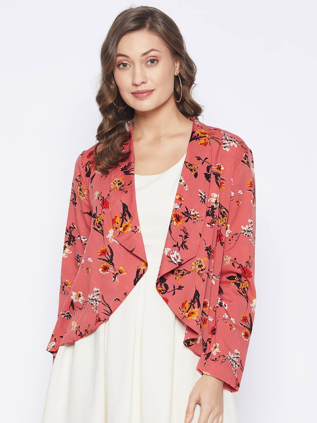 Purys Polyester Blend Shrugs - Peach Single Purys Polyester Blend Shrugs - Peach Single