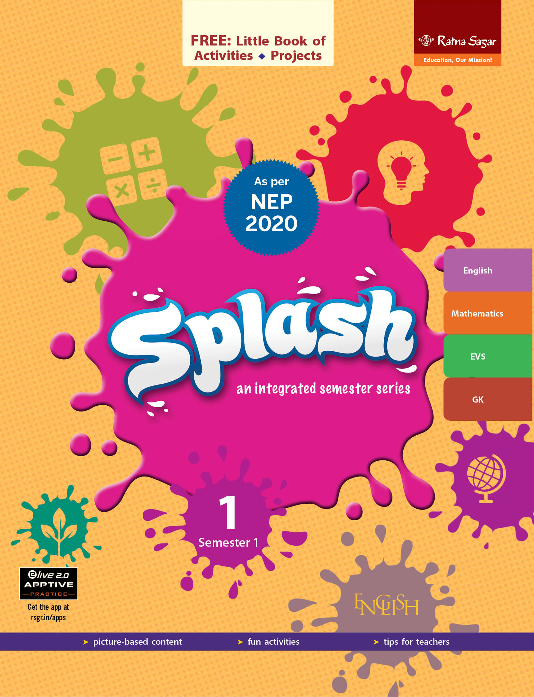     			SPLASH 1 BOOK SEMESTER 1 (NEP 2020)
