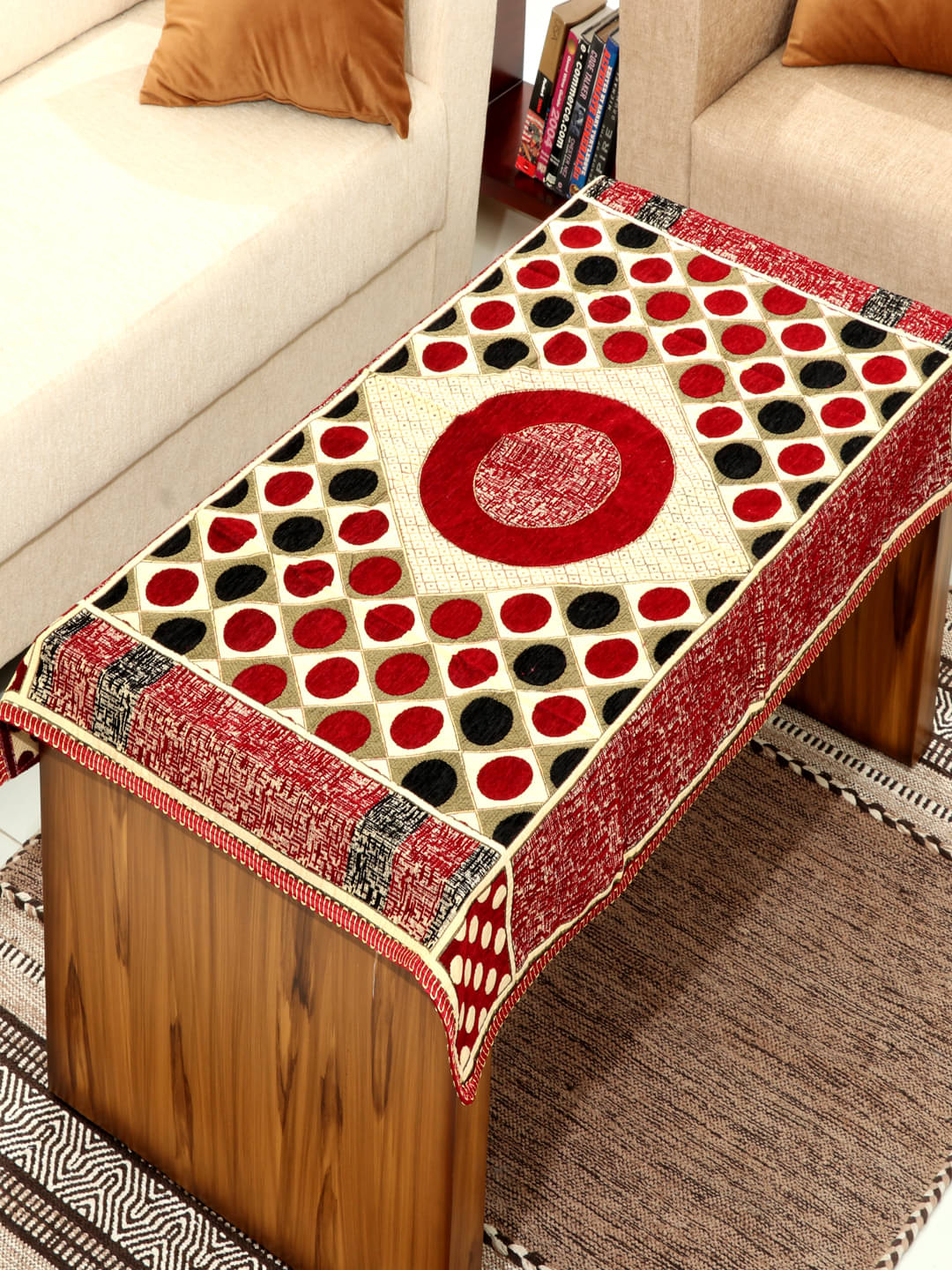     			BELLA TRUE 4 Seater Chenille Single Table Covers
