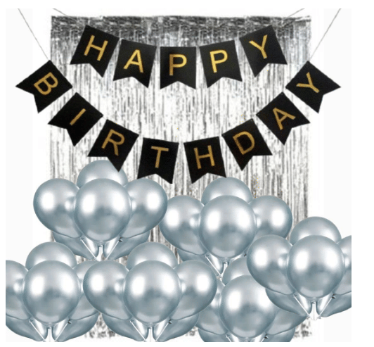     			Blooms Event 22 pcs HBD silver  combo