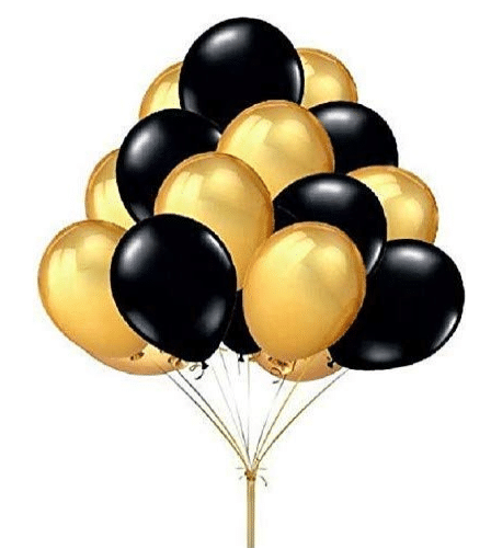     			Blooms Event Amazing Black and Golden  , Pack of 51