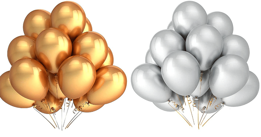     			Blooms Event Amazing Golden & Silver   , Pack of 51
