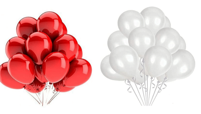     			Blooms Event Amazing Red & White   , Pack of 51