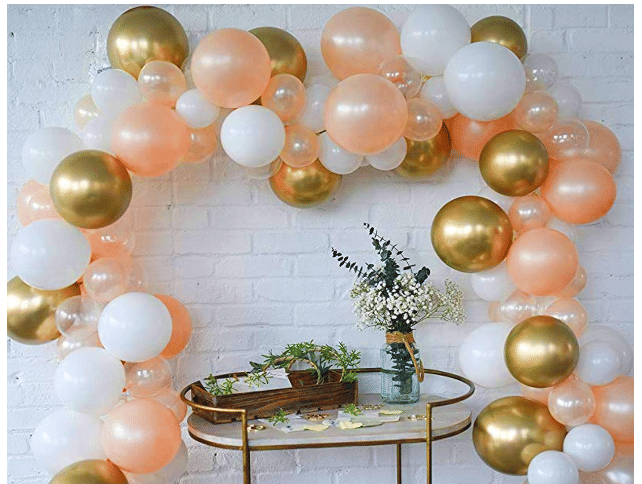     			Blooms Event Amazing Rose Gold , White ,  Gold - Pack of 51