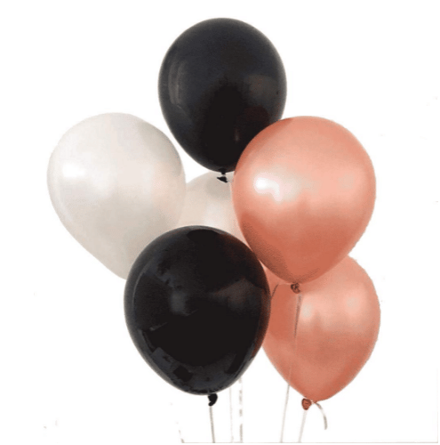     			Blooms Event Amazing Rose Gold , silver  , black  - Pack of 51