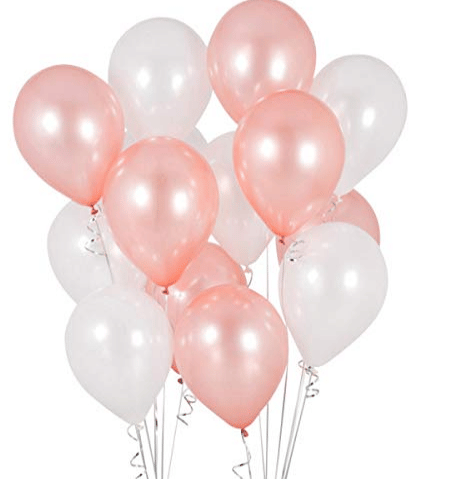     			Blooms Event Amazing Rose Gold , White , Pack of 51