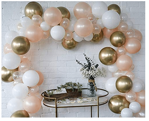     			Blooms Event Amazing Rose Gold , Golden, White    Pack of 51