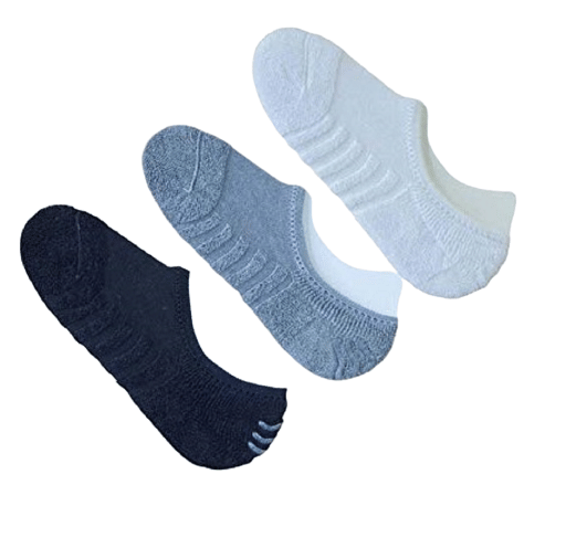     			PENYAN Cotton No Show Socks Pack of 3