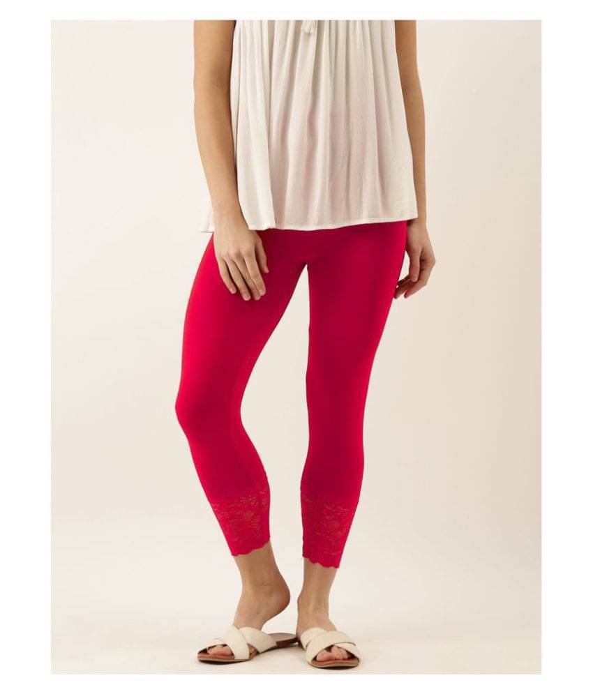     			Zebu Viscose Tights - Pink Single