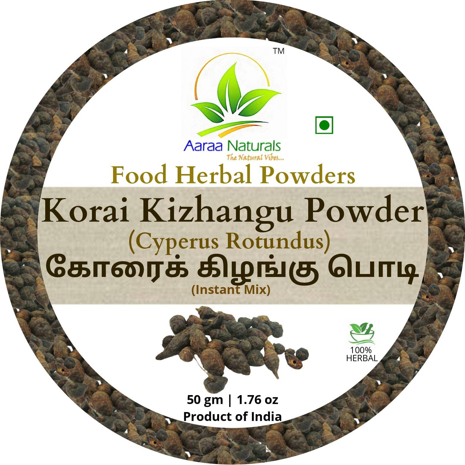     			Aaraa Korai Kizhangu Powder Instant Mix 50 gm Pack of 4