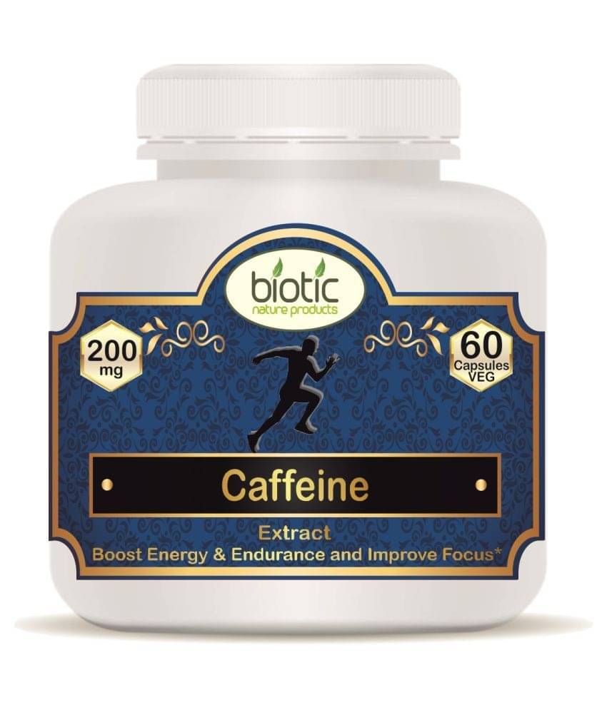     			Biotic Natural Caffeine Extract Capsules - 200mg Capsule 60 no.s