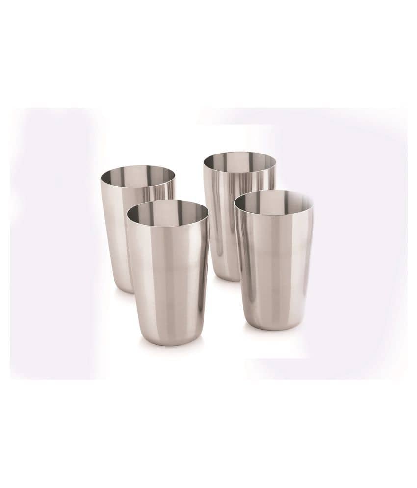 Neelam Stainless Steel 450 ml Glasses