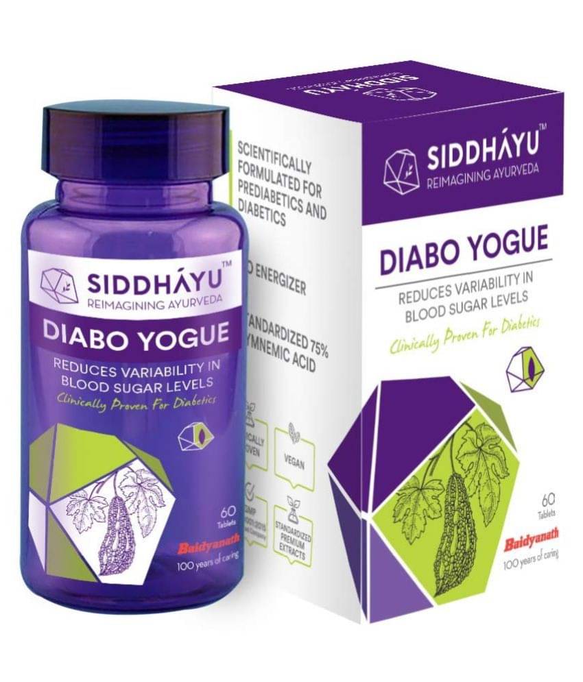     			Siddhayu Diabo Yogue Daibities Tablet 60 No.S (Pack of 1)