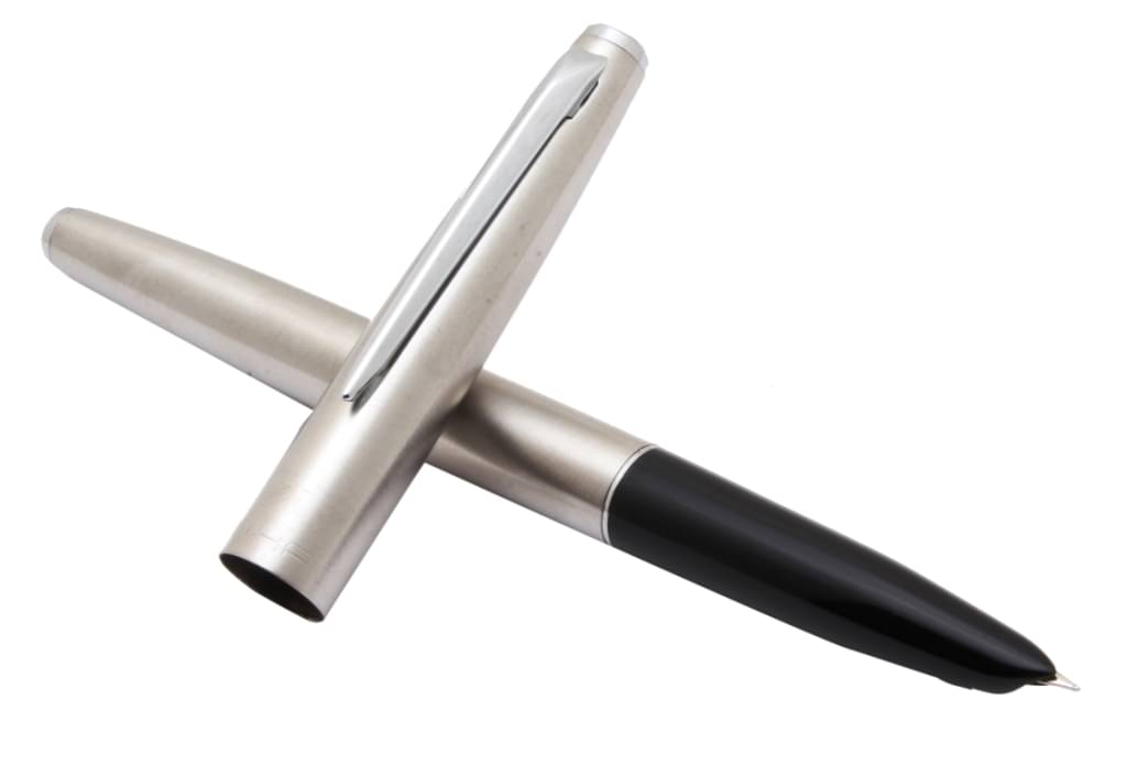     			Srpc Jinhao 911 Satin Silver Fountain Pen Hooded Extra Fine Nib New