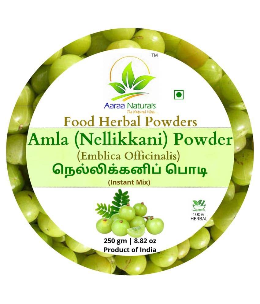 Aaraa Amla (Nellikkani) Powder Instant Mix 250 gm Aaraa Amla (Nellikkani) Powder Instant Mix 250 gm
