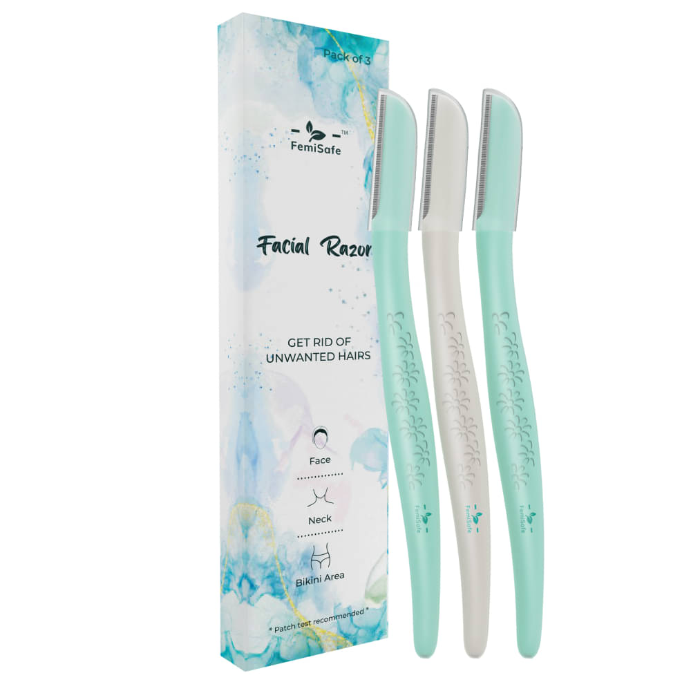 Femisafe Femisafe Adonia Face Razor (Pack of 3) Manual Razor 1 Blade 3 Pcs Pack of 3 Femisafe Femisafe Adonia Face Razor (Pack of 3) Manual Razor 1 Blade 3 Pcs Pack of 3