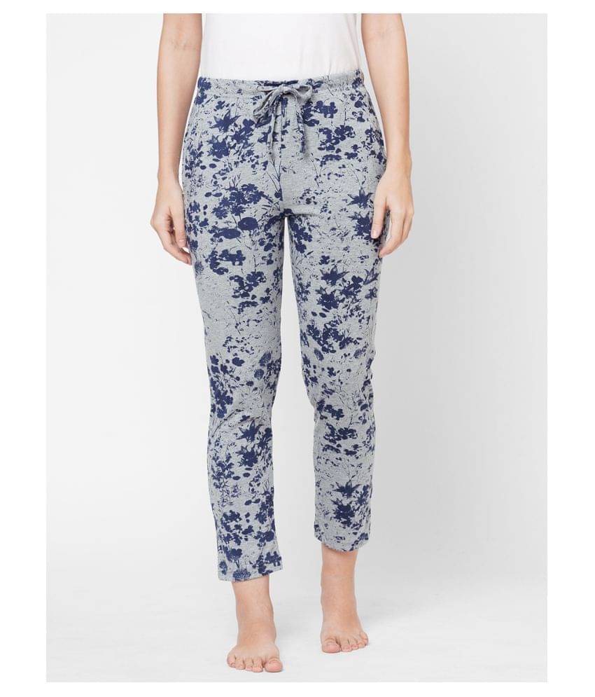     			URBAN SCOTTISH Grey Cotton Women's Nightwear Pyjama ( Pack of 1 )
