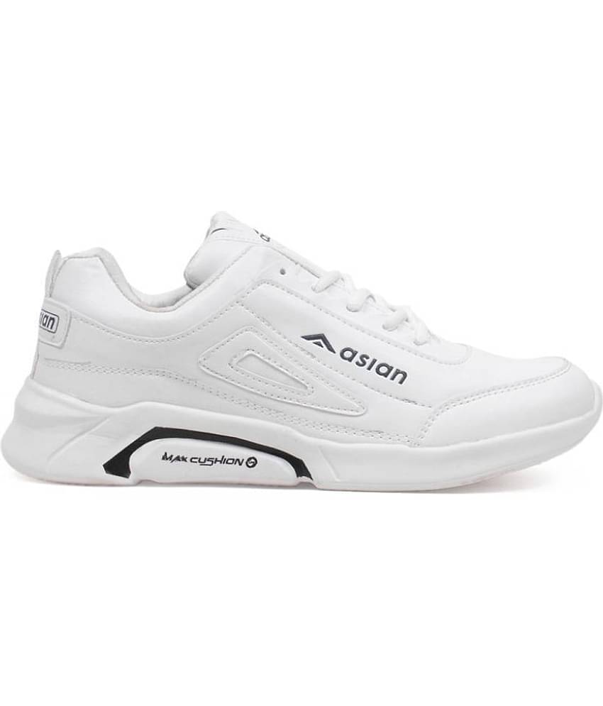 ASIAN WATERPROOF-05 White Men's Sneakers