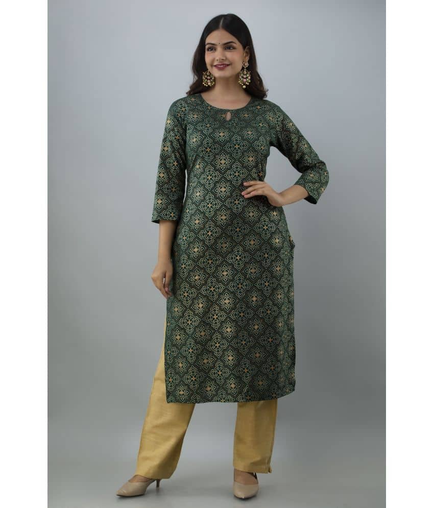 FABRR Cotton Kurti With Pants - Stitched Suit