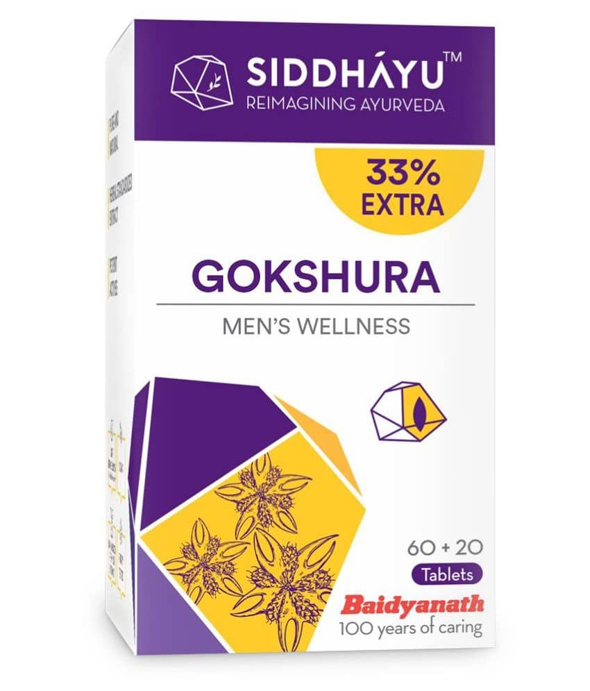 SIDDHAYU Gokshura Tablet 80 no.s Pack Of 1