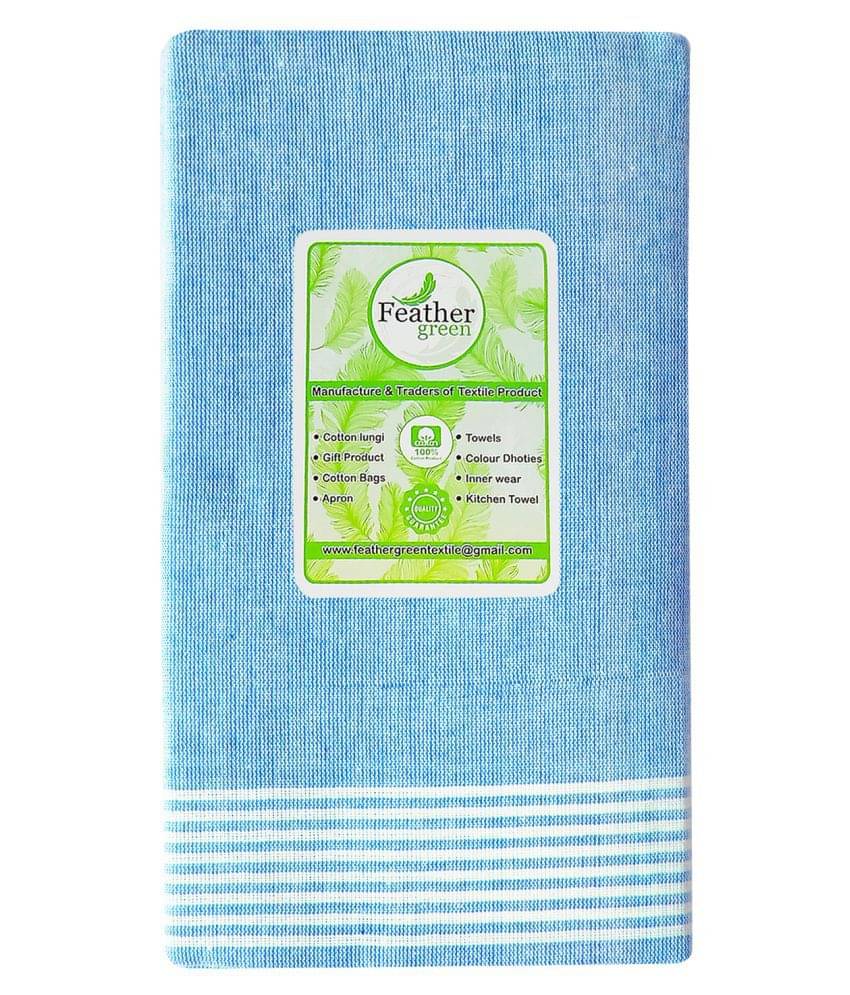    			Feather Green Multi Lungi Single Pack