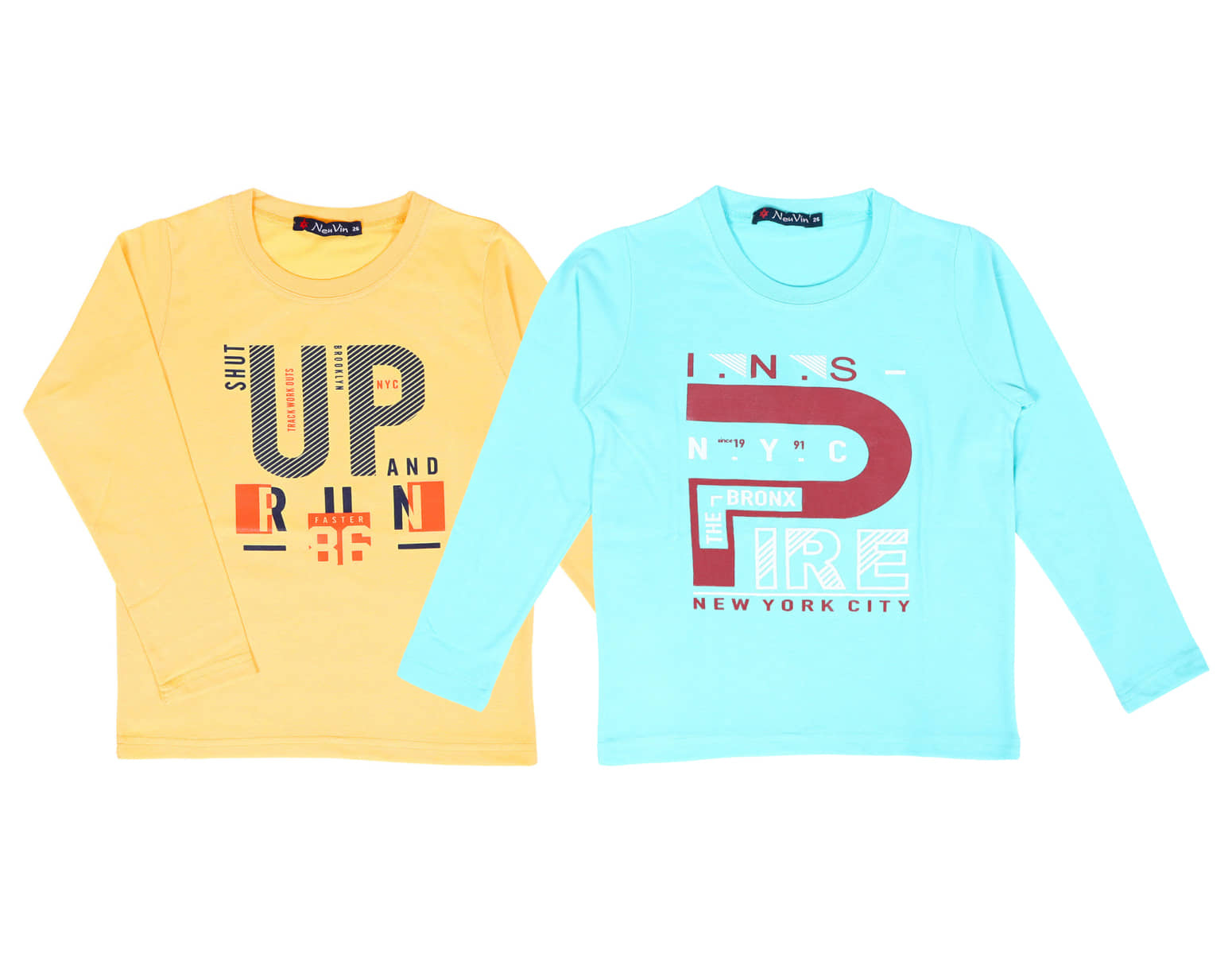 NEUVIN Pack of 1 Boys Cotton Blend T-Shirt ( Multi Color )