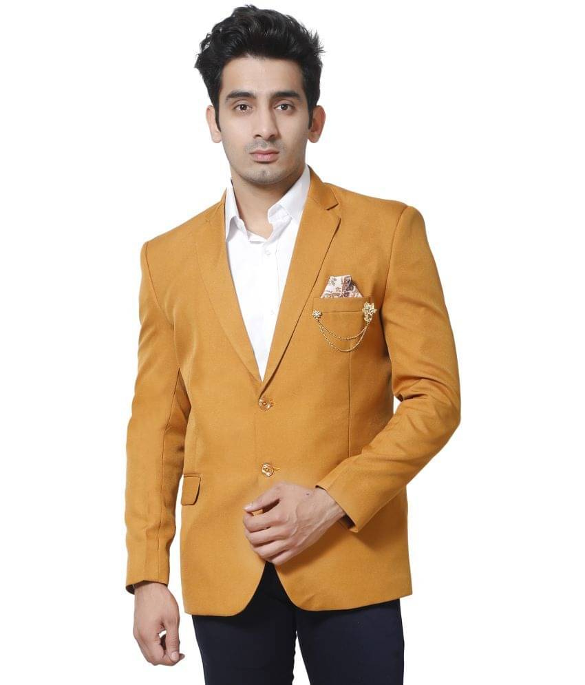 Fourfolds Yellow Blazer Fourfolds Yellow Blazer