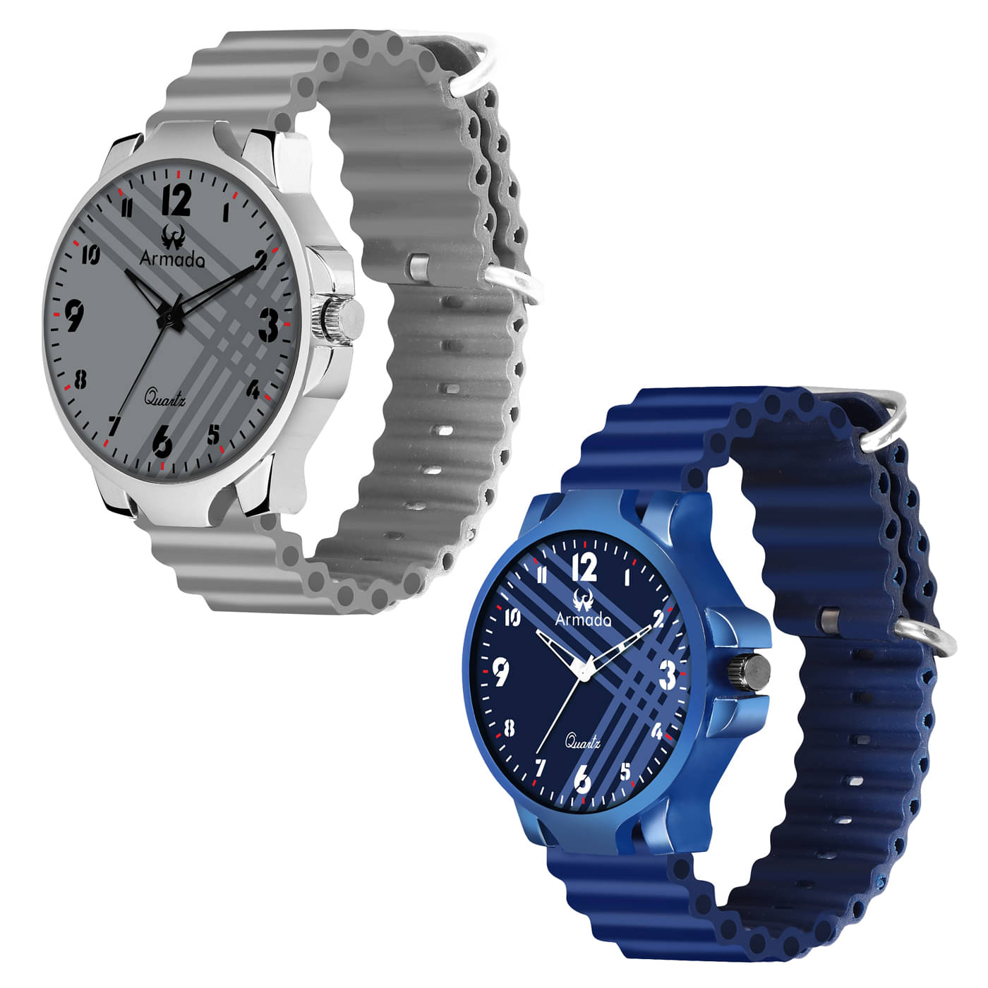     			Armado Light Grey Silicon Analog Men's Watch