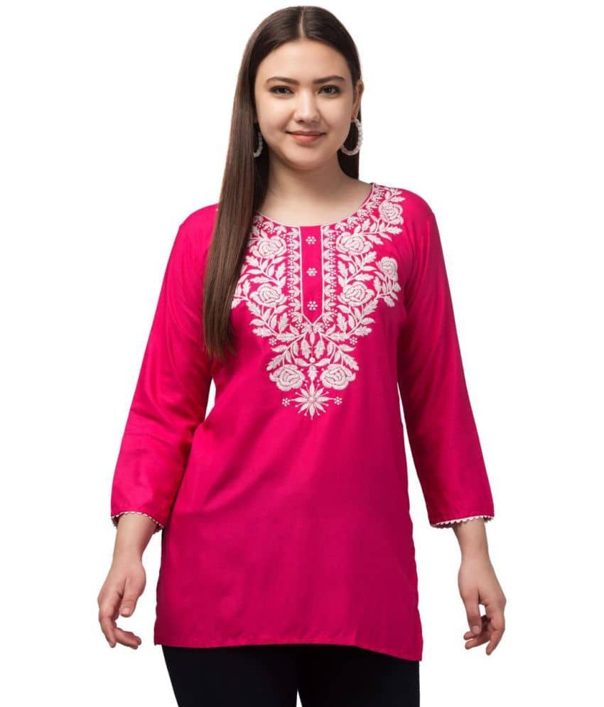 Rayon Short Kurti For Women (Pack of 1) - Kurtis, Tunics | Buy online on ZillyBuy