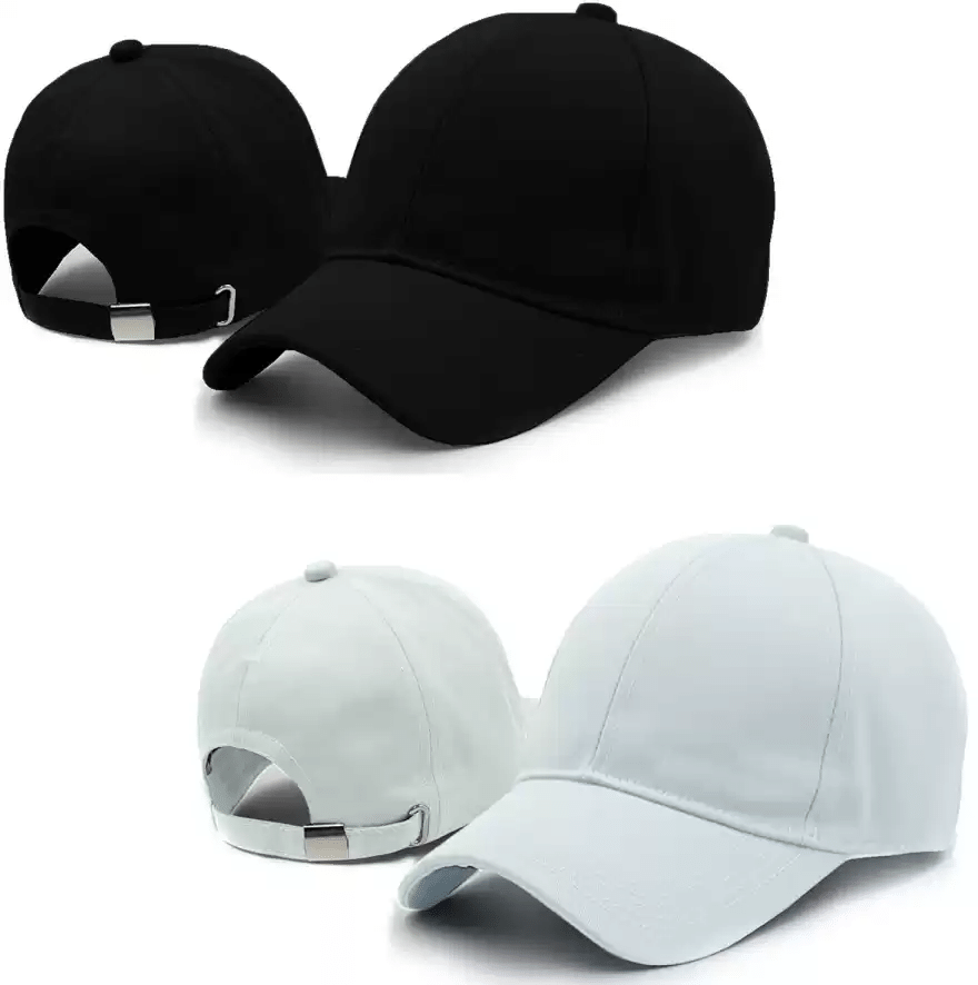 BAYEMA Pack of 2 Cotton Men's Cap ( White ) BAYEMA Pack of 2 Cotton Men's Cap ( White )
