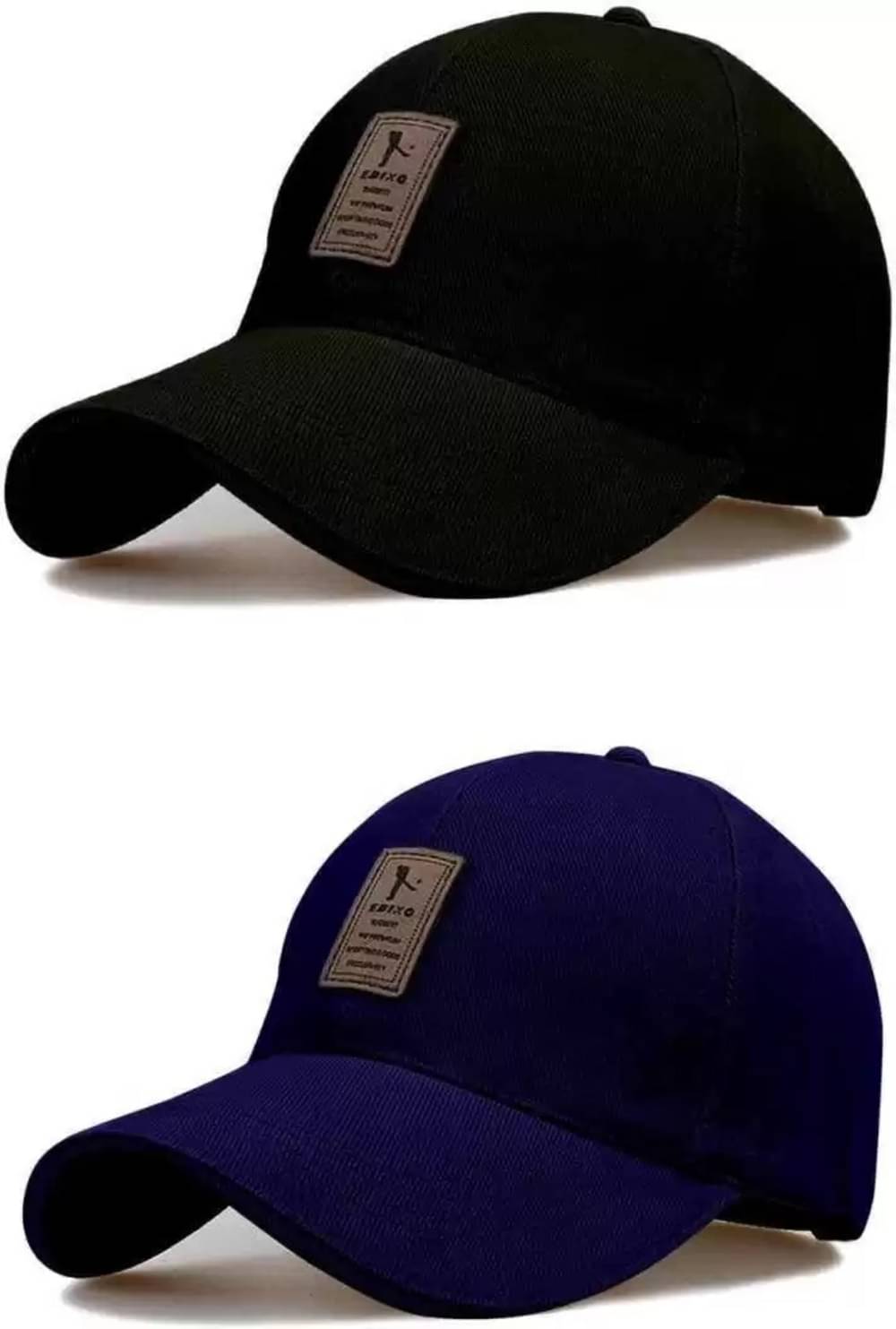     			BAYEMA Pack of 2 Cotton Blend Men's Cap ( Black )