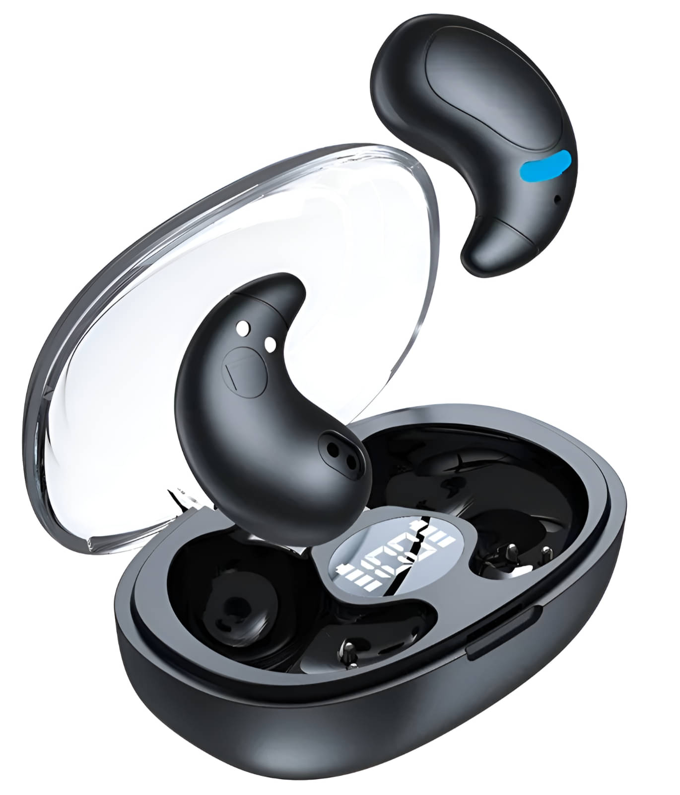     			COREGENIX SLEEPY M96 Bluetooth True Wireless (TWS) In Ear 20 Hours Playback Comfirtable in ear fit IPX4(Splash & Sweat Proof) Black