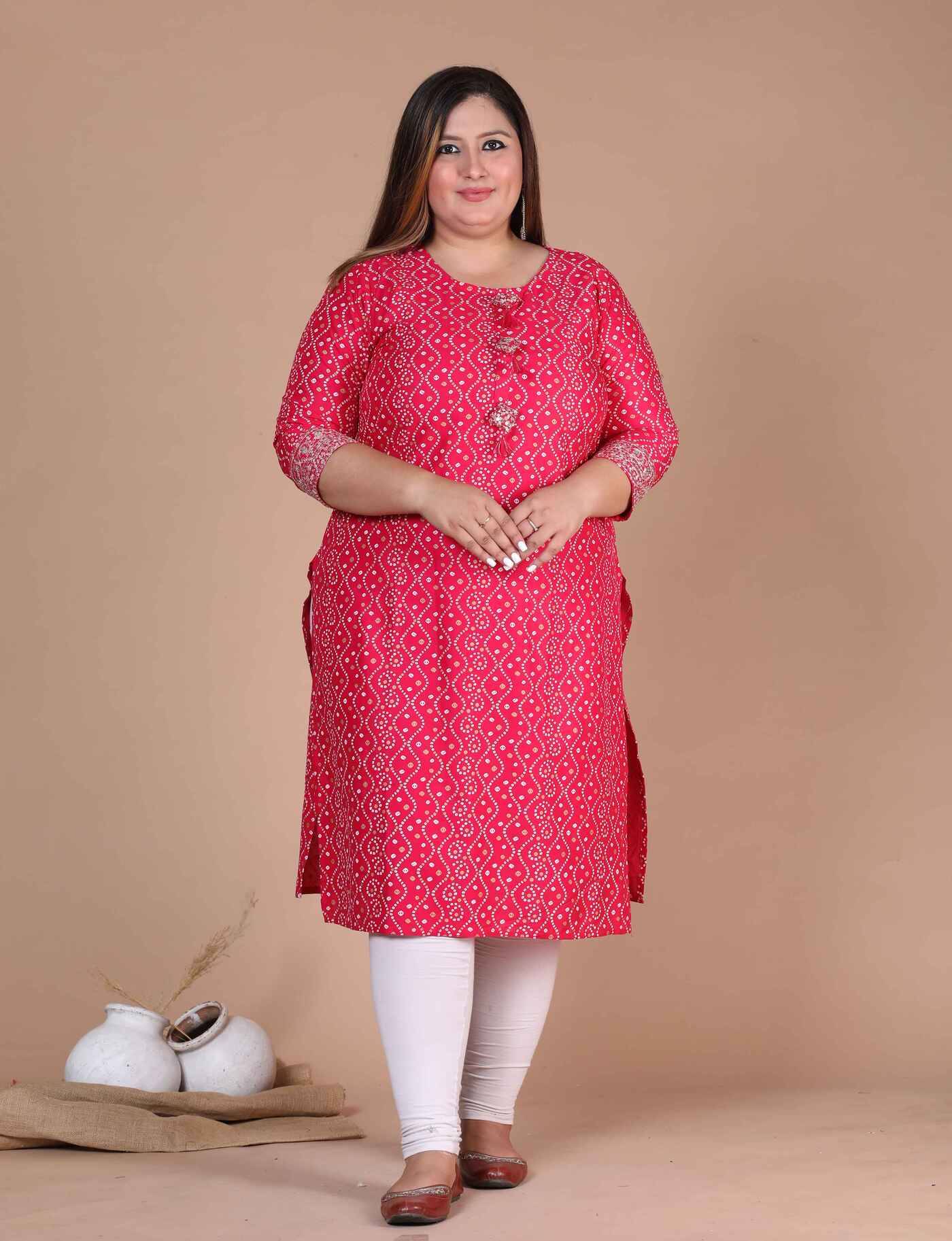 Doriyaan Pack of 1 Rayon Printed Straight Women's Kurti - ( Pink ) Doriyaan Pack of 1 Rayon Printed Straight Women's Kurti - ( Pink )