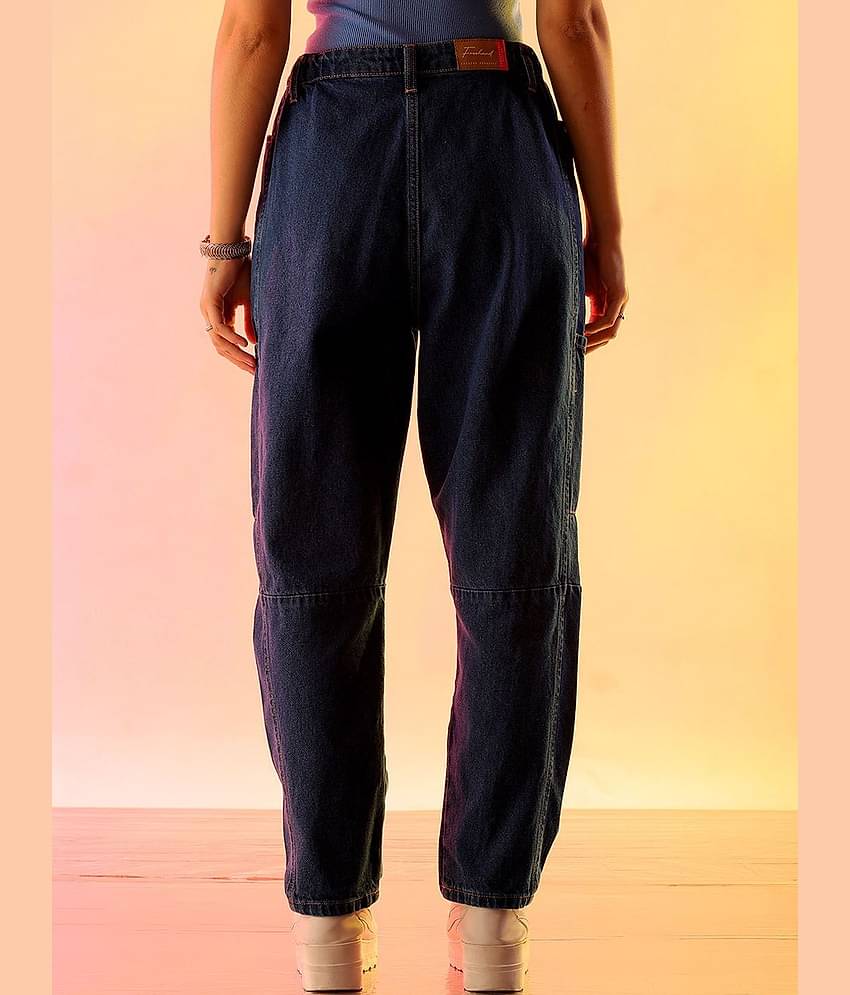 Freehand - DeepBlue Cotton Regular Fit Women's Jeans ( Pack of 1 )