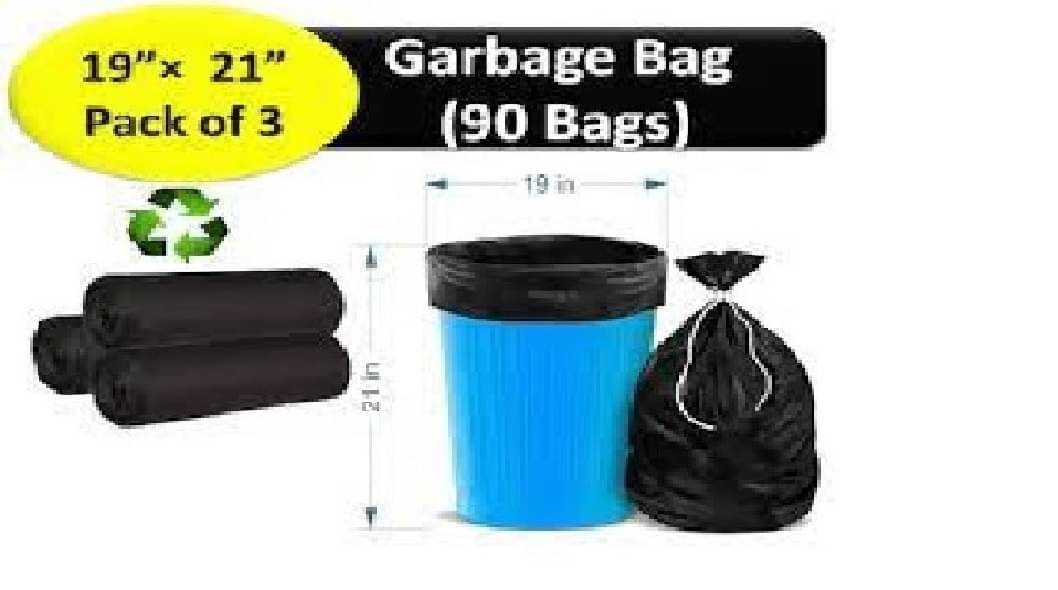     			Garbage bags/trashbags/dustbin bags 19x21 size roll no.3