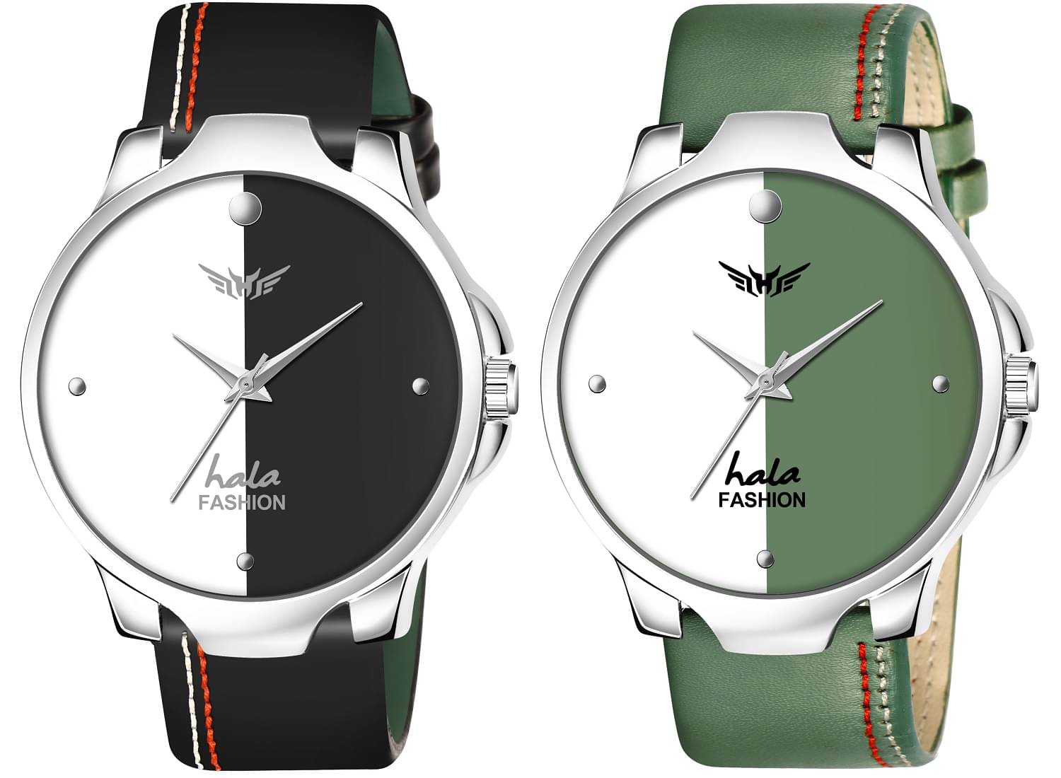     			Hala Multicolor Leather Analog Men's Watch