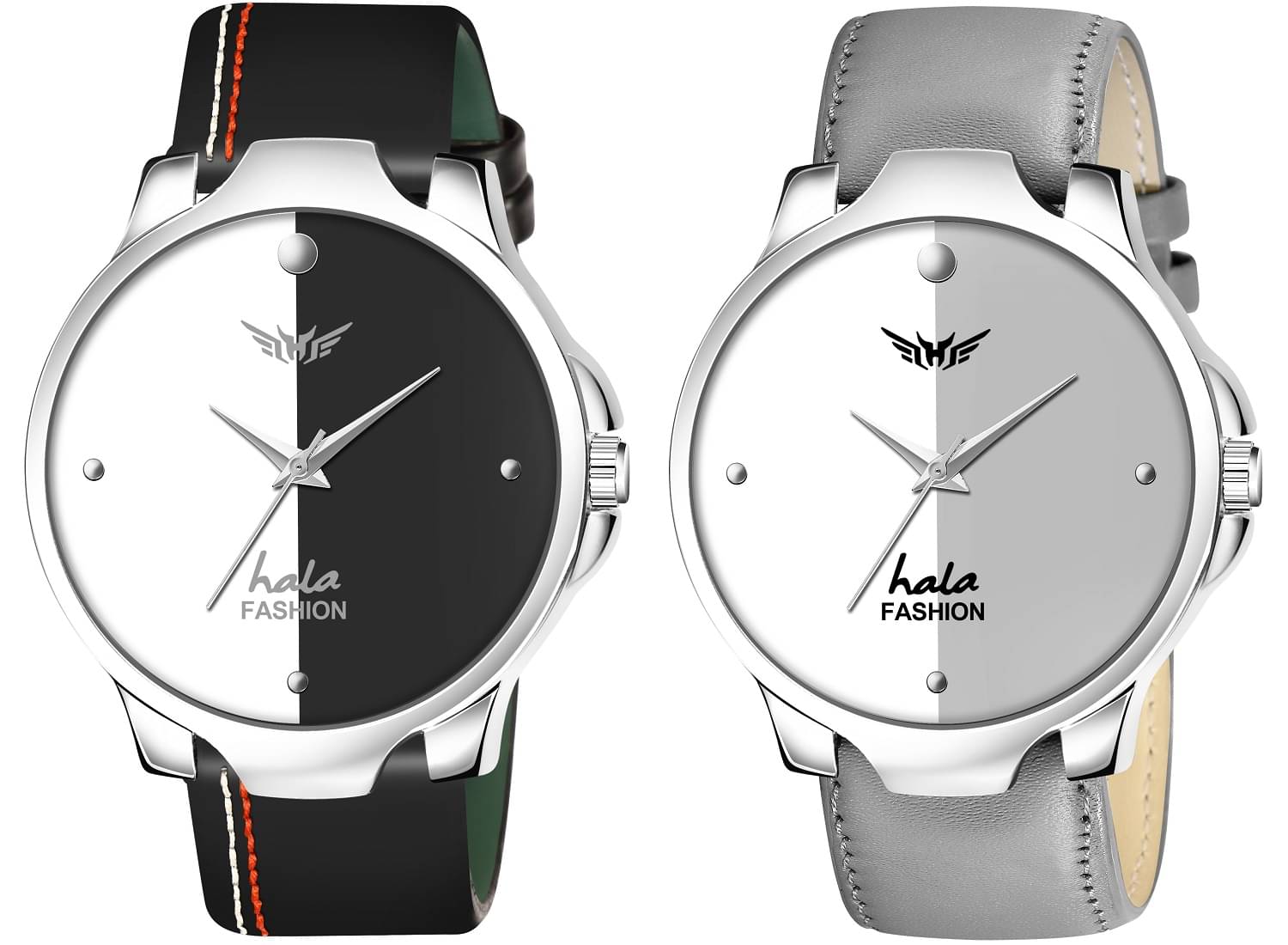     			Hala Multicolor Leather Analog Men's Watch