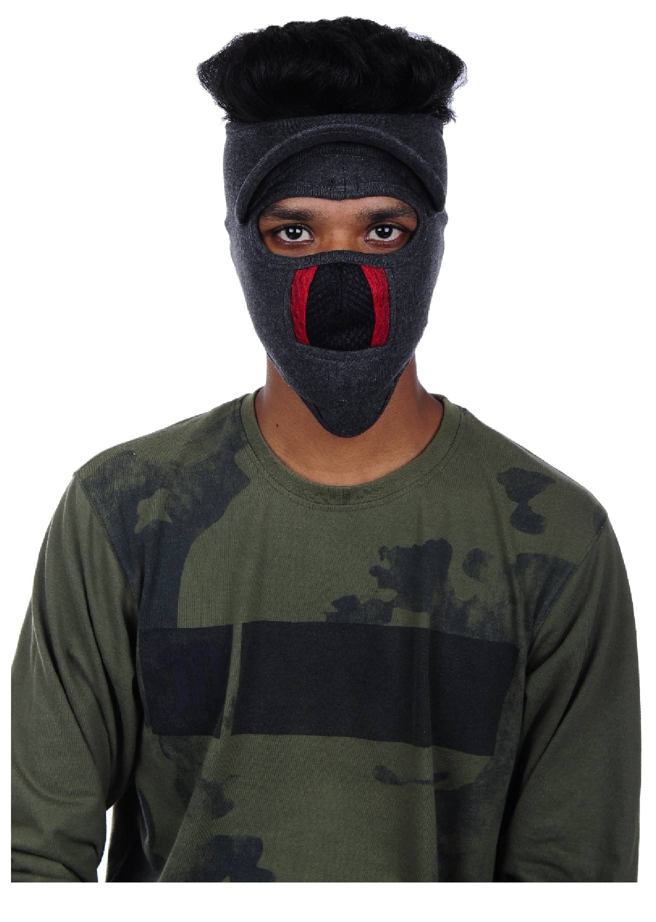 Im Unique Grey Bike Riding Face Mask For Men And Women     			Im Unique Grey Bike Riding Face Mask For Men And Women