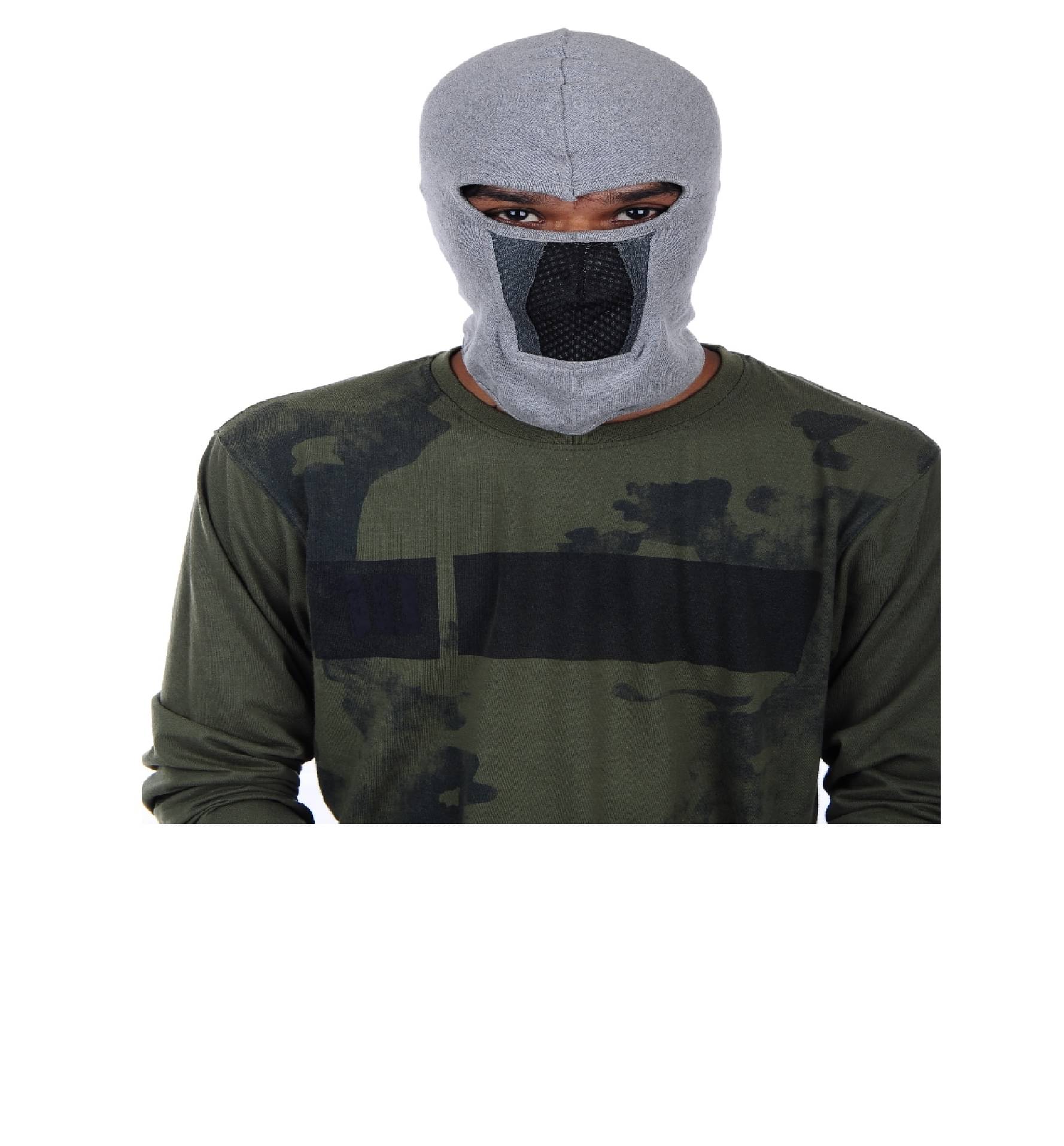 Im Unique Grey Bike Riding Face Mask For Men And Women     			Im Unique Grey Bike Riding Face Mask For Men And Women