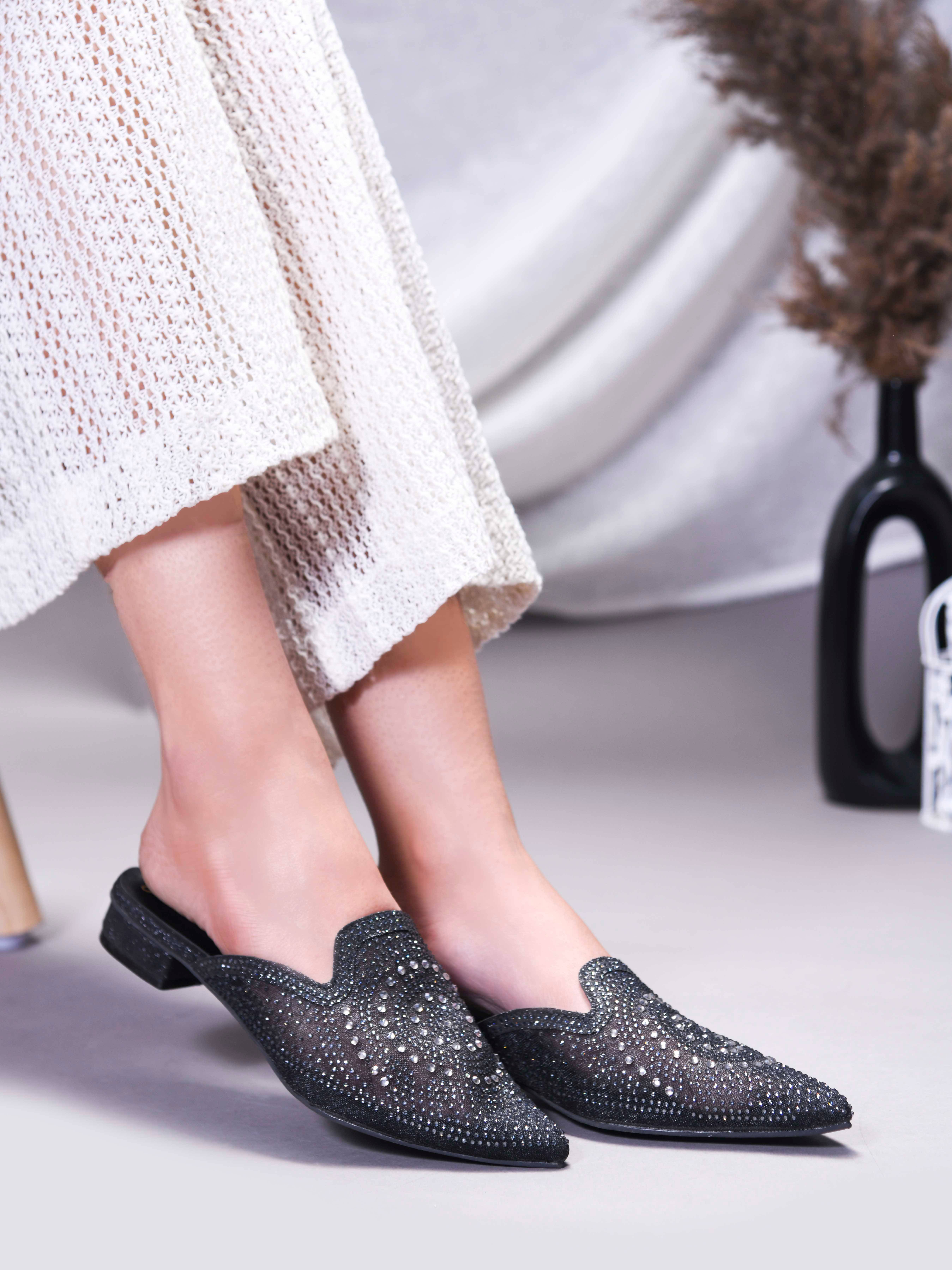     			JM Looks Black Women's Ethnic Ballerinas