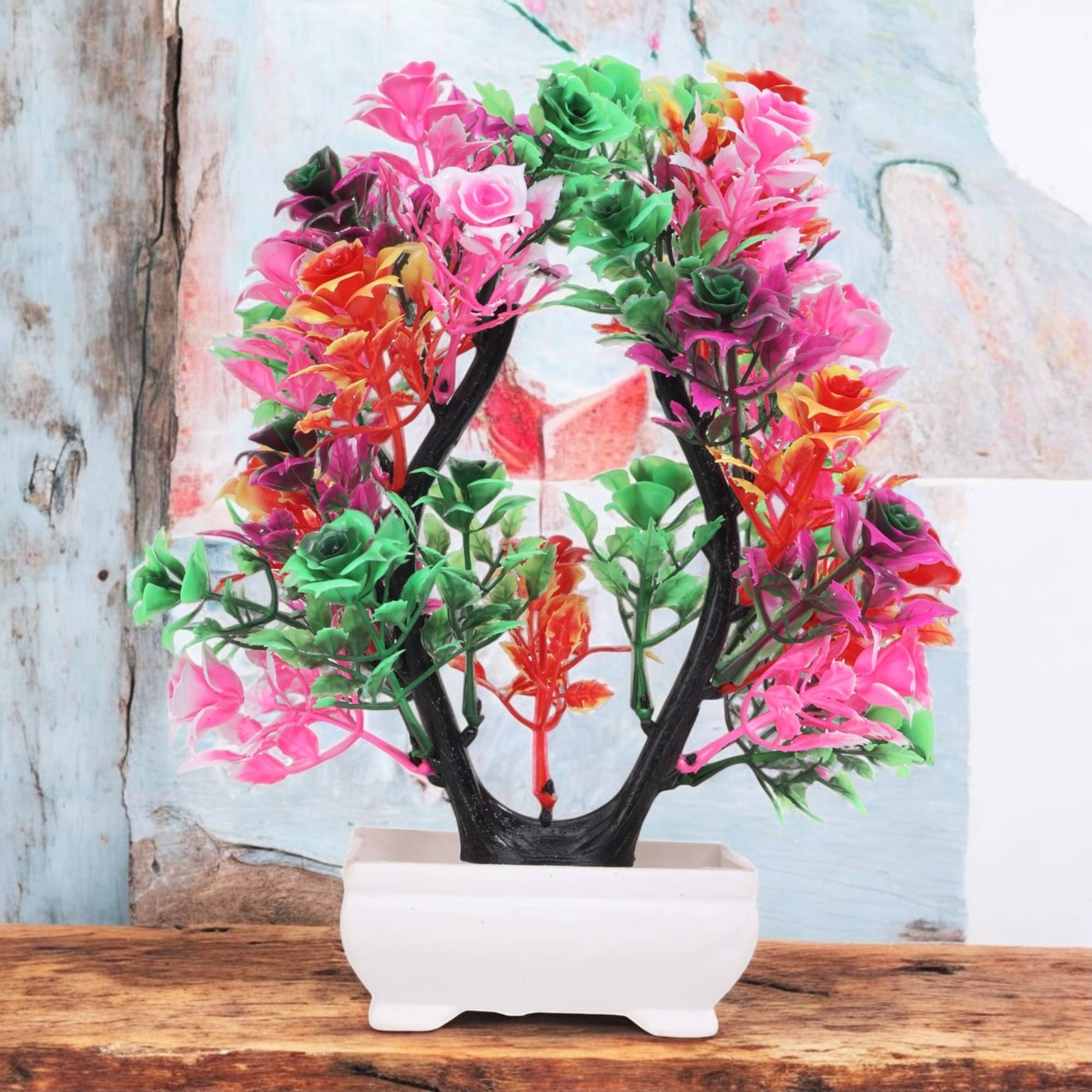     			KanRaj - Multicolor Wild Artificial Bonsai ( Pack of 1 )