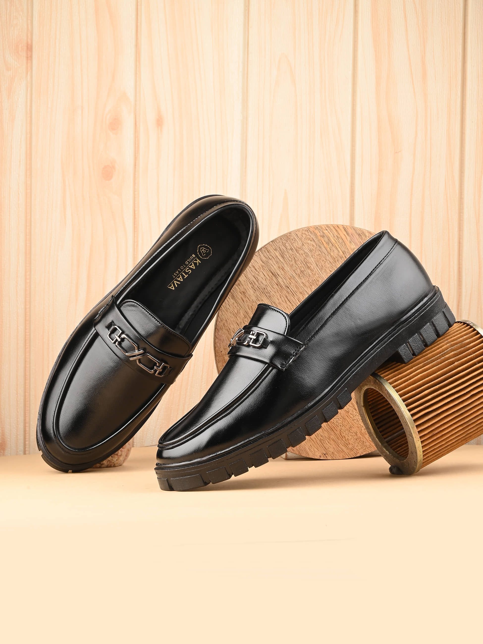 Nez by Samsonite Black Formal Shoes