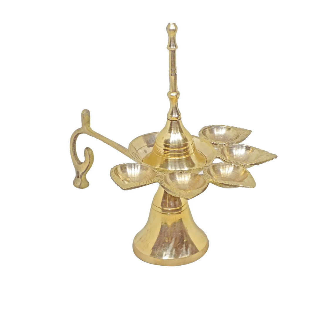     			NAVYAKSH Brass Akhand Diya - Pack of 1