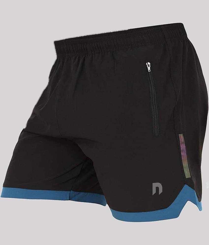 NEVER LOSE Multicolor Polyester Men's Cycling Shorts ( Pack of 2 )