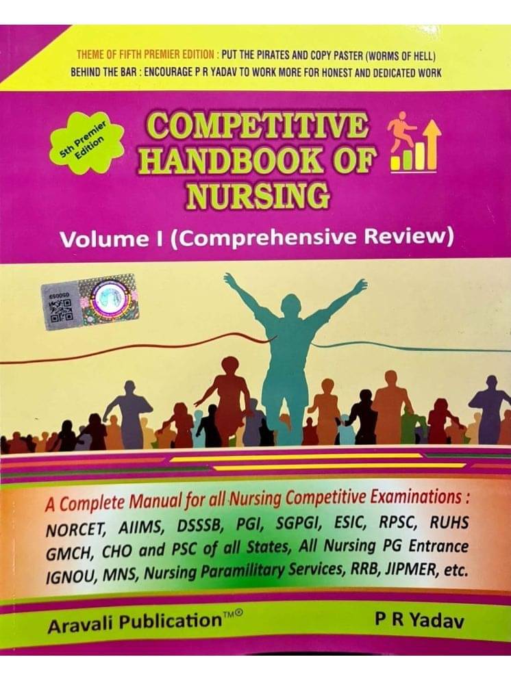 PR Yadav - Competitive Handbook of Nursing - Volume 1 (Comprehensive Review) - 5th Premier Ed./2024 - for 2025 PR Yadav - Competitive Handbook of Nursing - Volume 1 (Comprehensive Review) - 5th Premier Ed./2024 - for 2025
